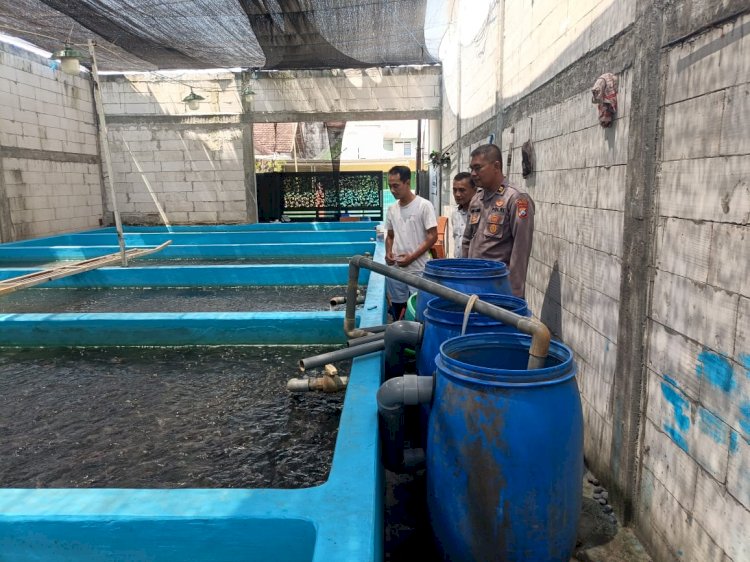 Polisi dan Perangkat Desa Dukung Budidaya Lele Warga Gedang Porong untuk Ketahanan Pangan